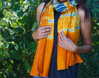Handmade cotton scarf / scarf