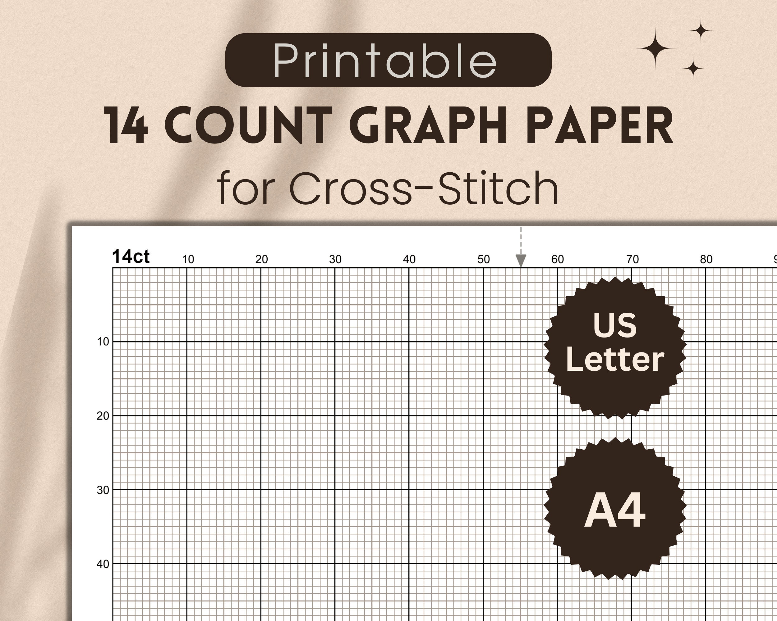 My Cross Stitch Pattern Book: Cross Stitching in 14 Squares Per Inch For  Cross Stitch, Patterns, Embroidery and Needleworkn, Graph Paper Journal for