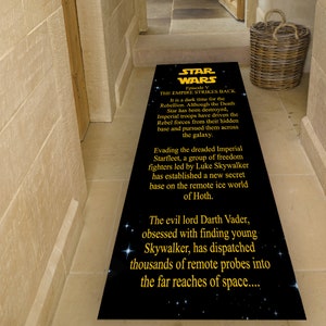 Tapis de passage, tapis Star Wars, tapis de cinéma, tapis de passage pour chambre d'enfant, tapis de sol, tapis populaire, tapis personnalisé, tapis imprimé, cadeau d'anniversaire, tapis décoratif,