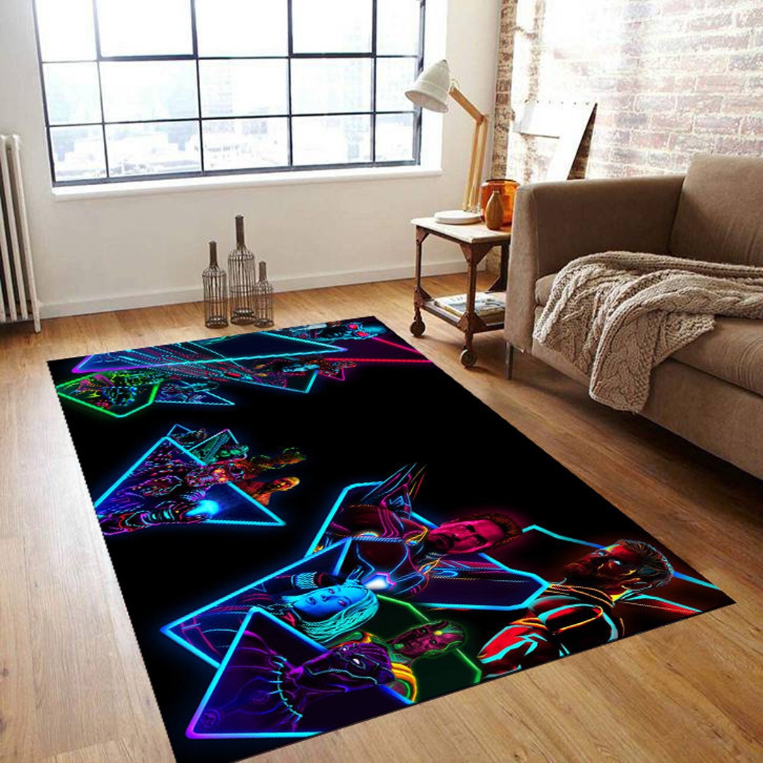 Icoon Man Rug Iron Man Rug, Super Hero Rug, Game Rug, Movie Rug, Gaming Rug, End Game ...