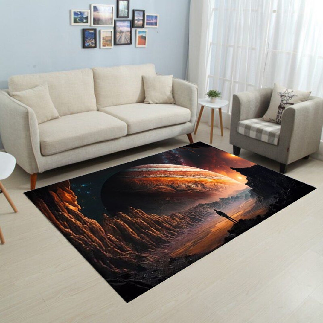 Rug, World Rug, Rug, Jupiter Rug, Colorful Rug, Night