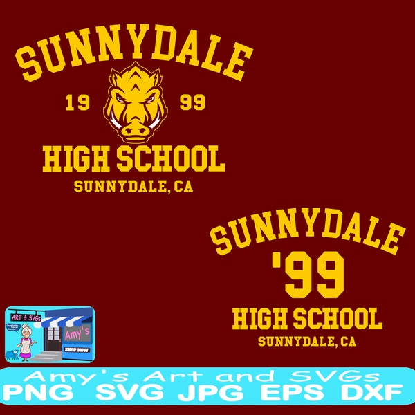 Sunnydale High School svg, Buffy svg, Vampire Slayer svg, Vampire Slayer png, Vampire Slayer Shirt designs svg png, CRICUT SVG PNG