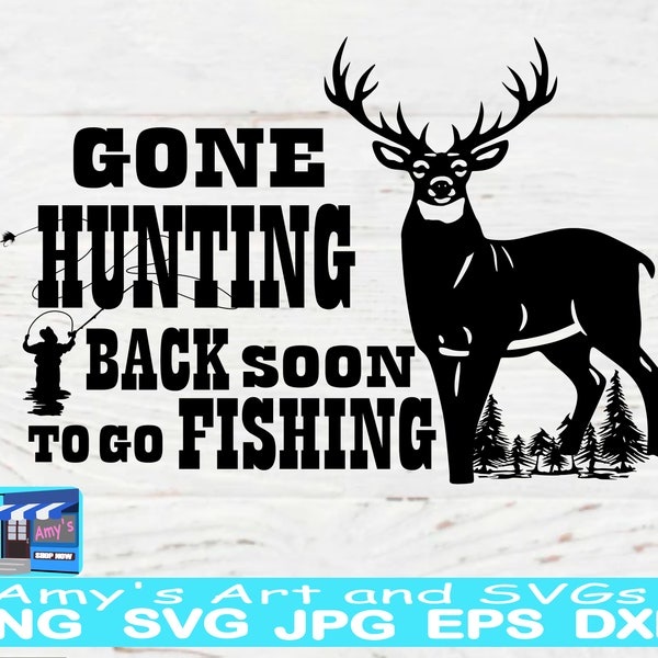 Hunting svg, Deer Hunting svg, Fishing svg, Hunter svg, Bass Fishing svg, Buck svg, Deer svg, Hunting Sign  svg, Hunt Club, CUT SVG, png