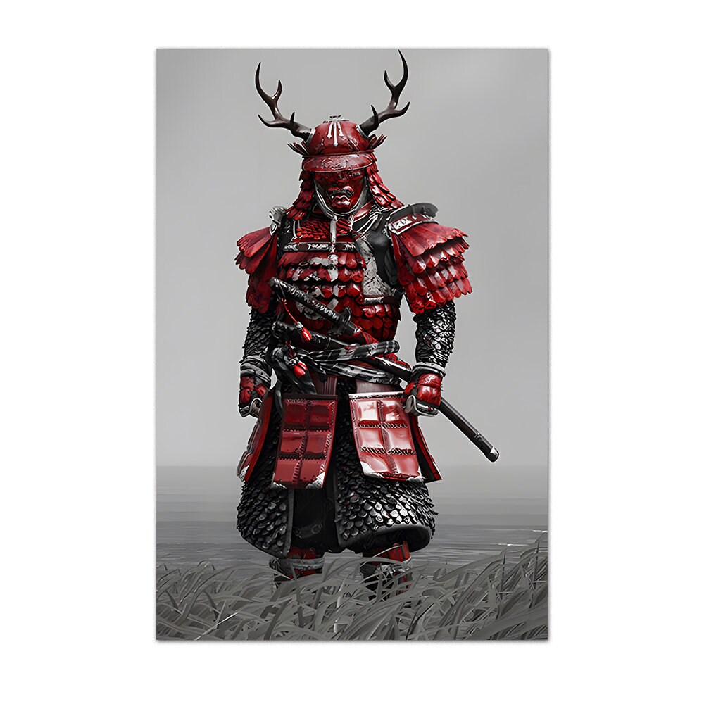 Japanese Samurai Canvas Painting Wall Art Character Posters and Prints Home Decorating for