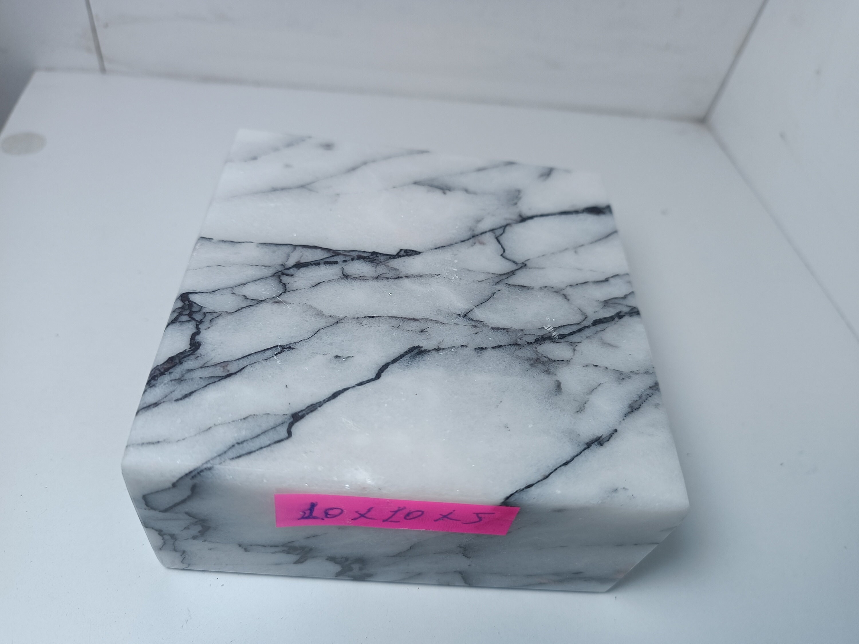 Mini Marbles Stone Lilac Marble Base -mini Marble Pedestal-stone Base Real Marble and ...