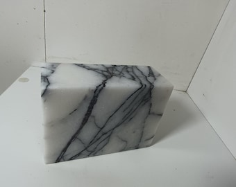 Lilac Marble plinth -marble base handmade -real marble -fast and free shipping
