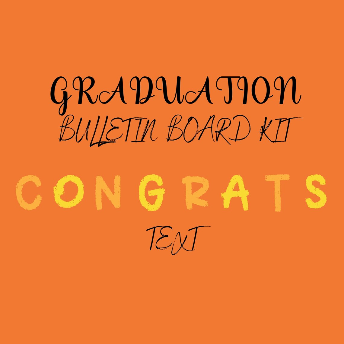 Graduation Bulletin Board Kit/graduation Bulletin Board/elementary