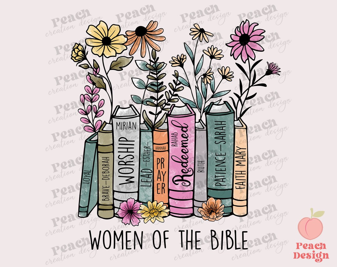 Women of the Bible Png Christian Sublimation God Png Retro - Etsy Hong Kong