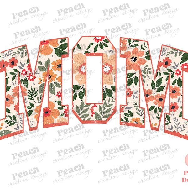 Floral Mama PNG, Retro Mom Png, Mama Png, Boho Mama Png, Mom Sublimation Png, Floral Sublimation, Mother’s Day Gift, Sublimation Design