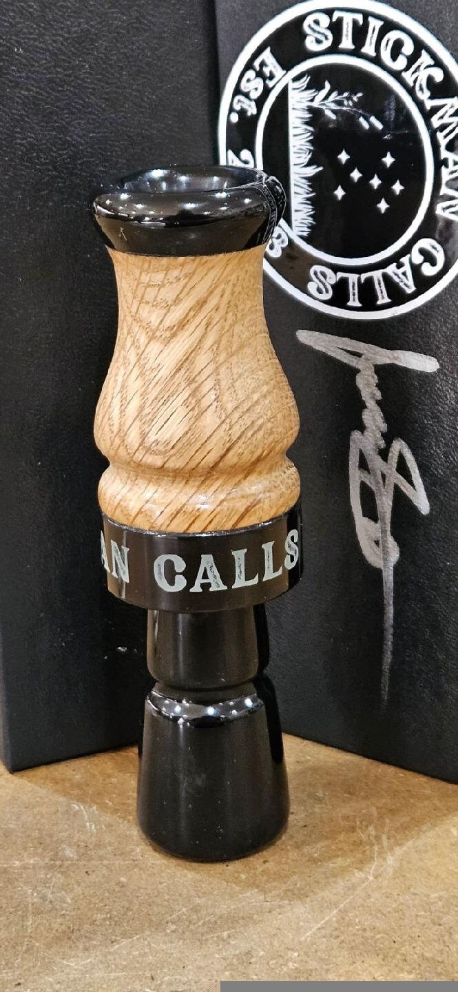 Acrylic & Xcut White Oak Double Reed Jframe Duck Call. Etsy