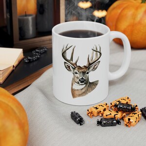 Whitetail Buck Ceramic Mug 11oz
