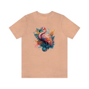 Pink Flamingo Graphic Tee - Great Party Shirt for him or her