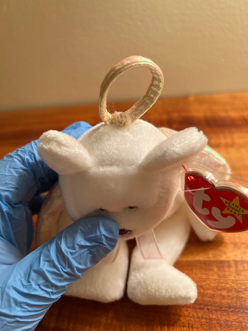 Beanie Baby Brown Nose Halo Mint, Extremely Rare, Multiple Tag Errors