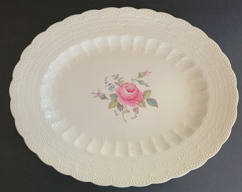 Spode Billingsley Rose Platter - Vintage 13.5