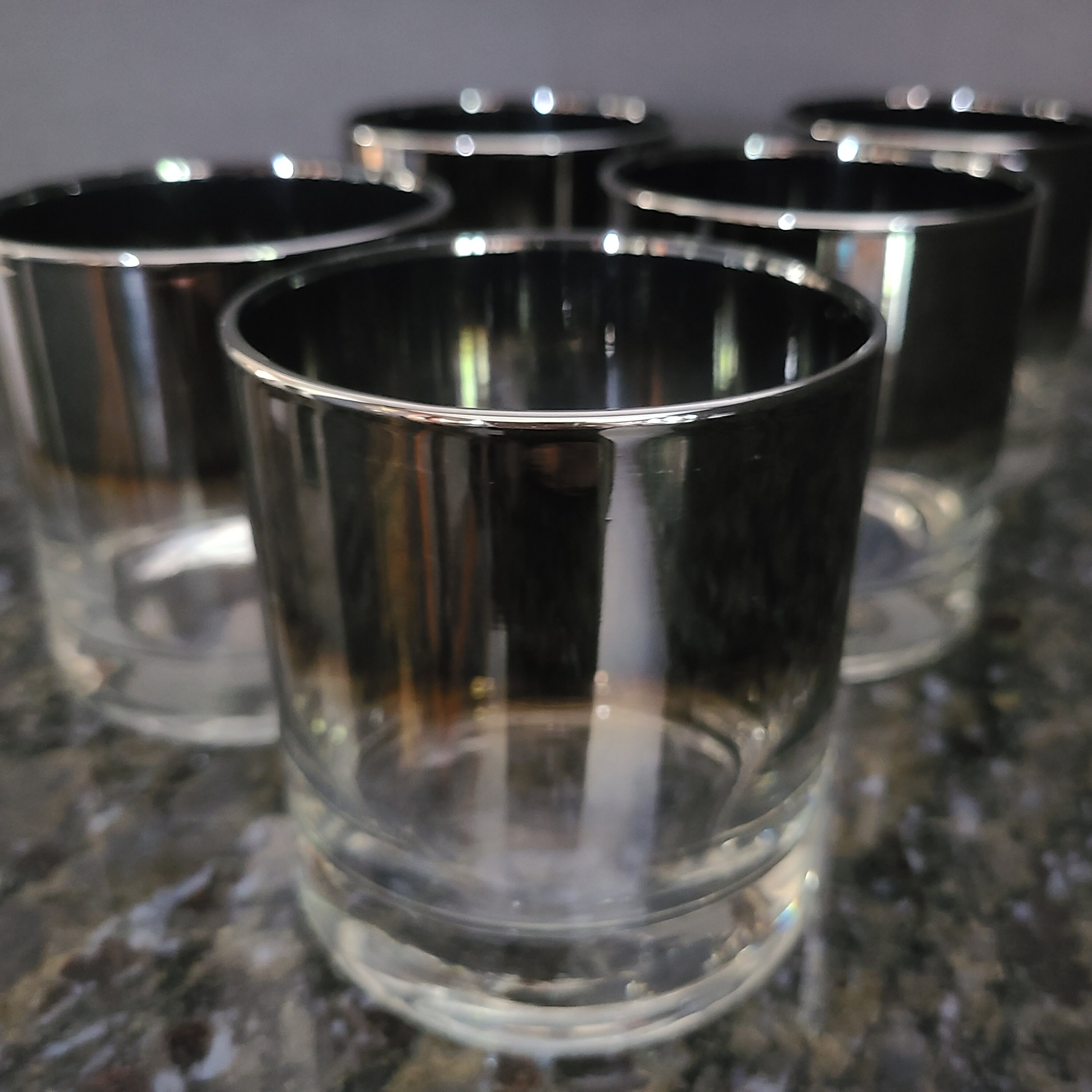 Fading Rocks MCM Ombré Silver Fade Rocks / Lowball 5 - Etsy