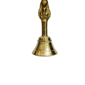 Hanging Bell in Brass, Brass Long Bell With Chain, Hanging Ritual Bell for  Home Mandir Temple Door Balcony Studio Decor, Brass Ghanti. -  Canada