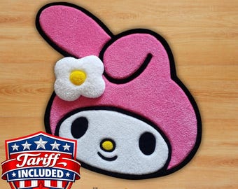 3D My Melody Rug | Hand-Tufted Kids Room Decor