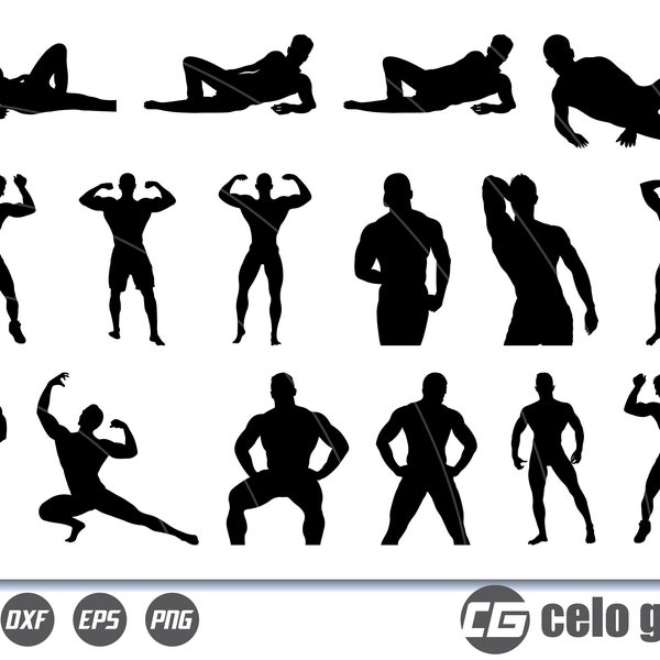 Sexy Man SVG, Sexy Man Vector, Cricut file, Clipart, Silhouette, Cuttable Design, Dxf, Png & Eps Designs.