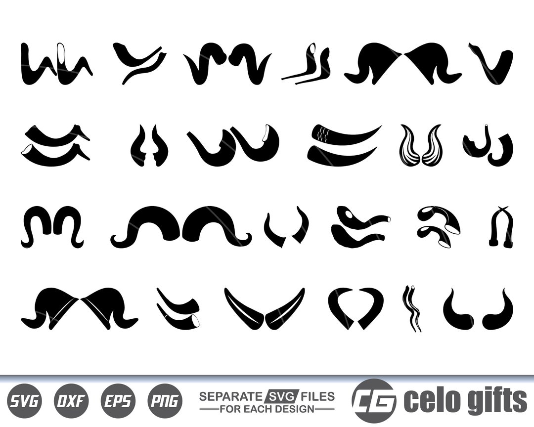 Devil Horns SVG, Devil Horns Vector, Cricut File, Clipart, Silhouette ...