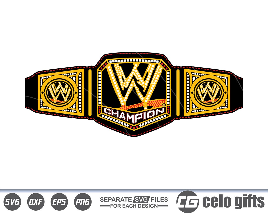 Championship Belt SVG, Championship Belt Vector, Cricut File, Clipart