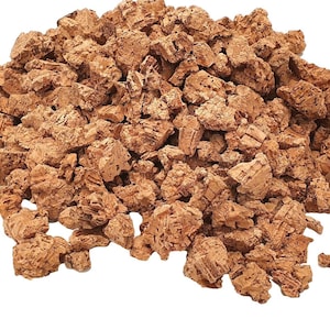 1kg Cork Granule for crafts, EVERY SIZE - Substrates, Powder for fishing bait, pet bedding, Scenic material, cork dust, granulated cork