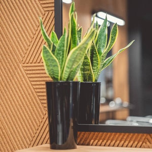 Decorative NATURAL 3D STRIPE cork wall tiles on wall, wall decoration, acoustic panel