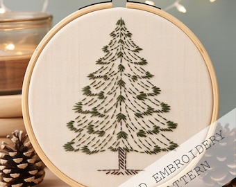 Christmas Hand Embroidery, PDF Pattern, Christmas Decor, DIY Crafting, Crafty Hands, Embroidery Art, Festive Embroidery, Holiday Embroidery