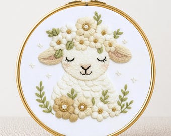 羊の刺繍パターン。羊のデザイン。 - Etsy 日本