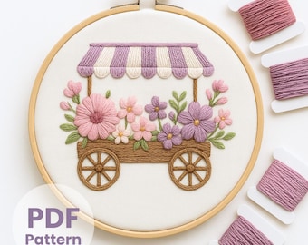 Stickdatei 'Stickerei-Muster - Hoop Art Design - PDF'