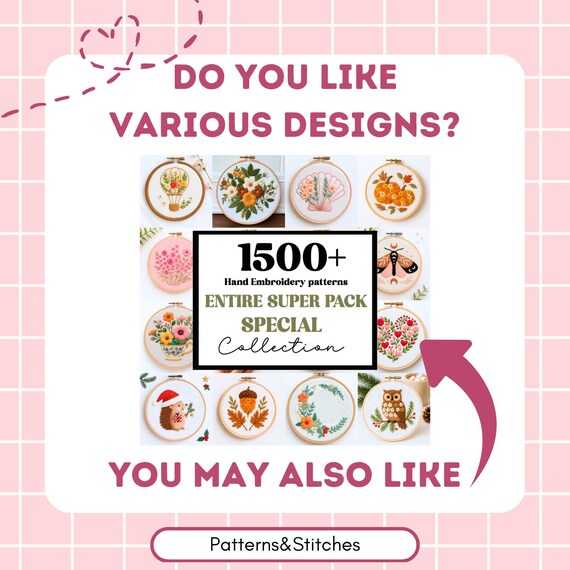 Fox Hand Embroidery Pattern, DIY Fall Decor (PDF Template) - Etsy