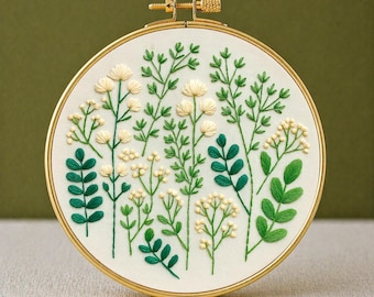 Cherry Blossom Embroidery Pattern: Floral Sakura DIY (PDF) - Etsy