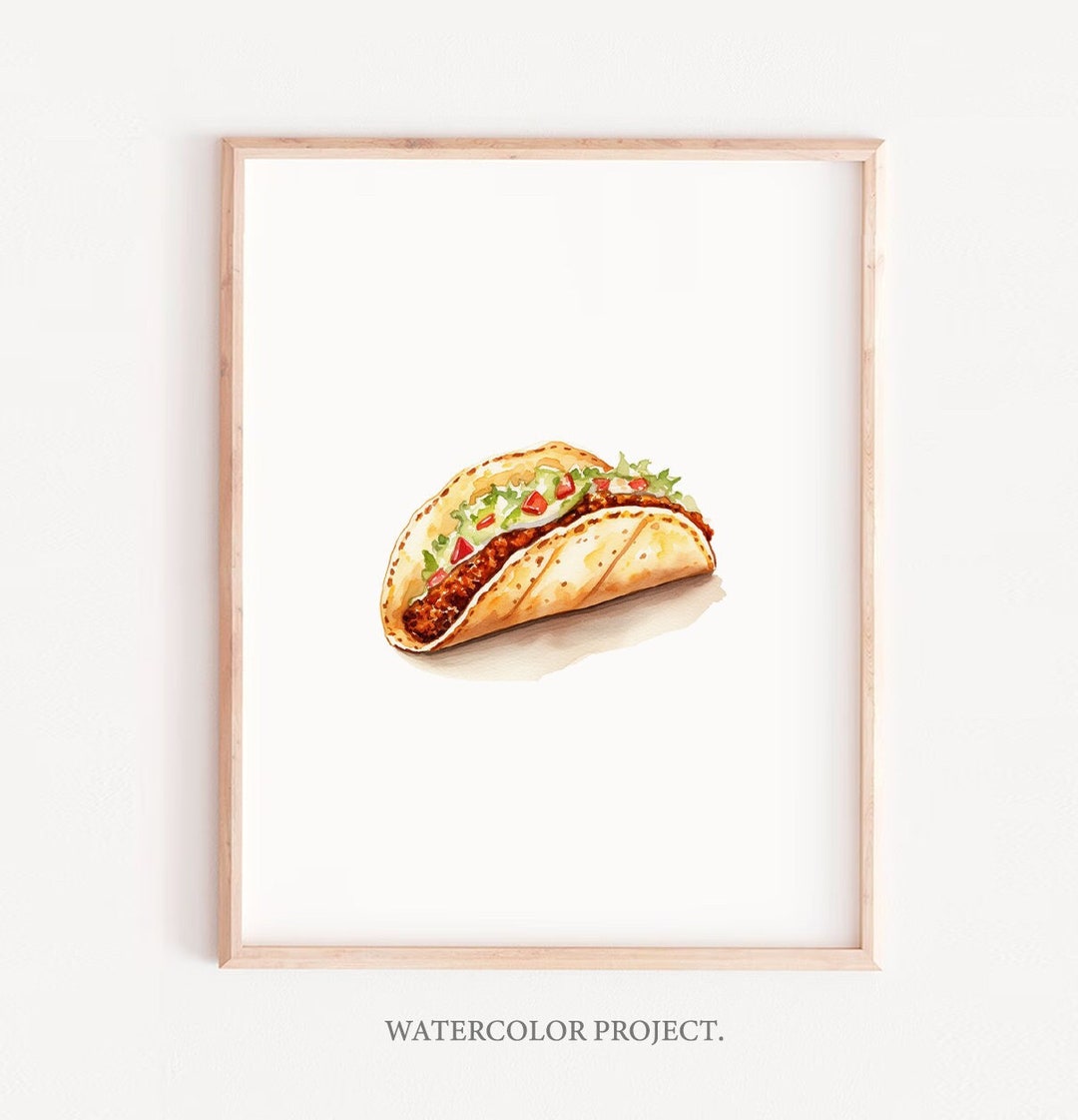 MEXICAN Food Art, Mexican Kitchen Art, Tacos Print, Tacos Poster, Tacos ...