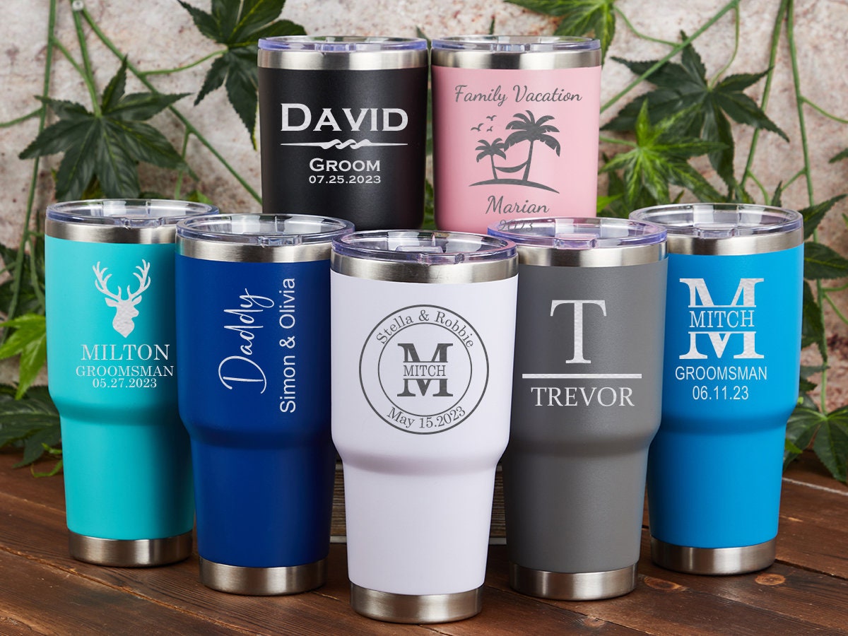 Groomsmen Tumblers Groomsmen Gifts for Groomsmen Best Man Etsy