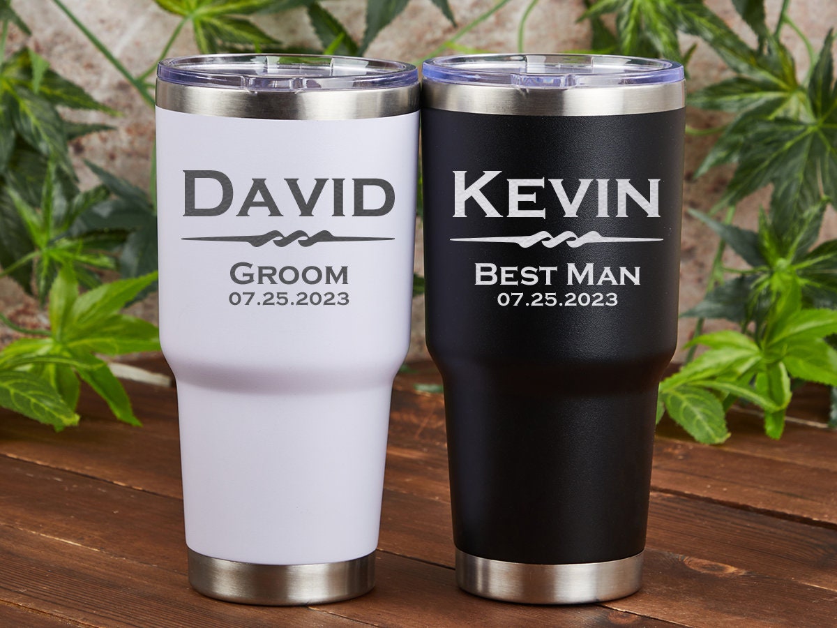 Groomsmen Tumblers Groomsmen Gifts for Groomsmen Best Man Etsy