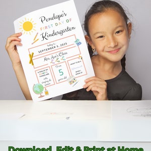 Back to School, Last Day of School Photo Prop Signs, Instant Download ...