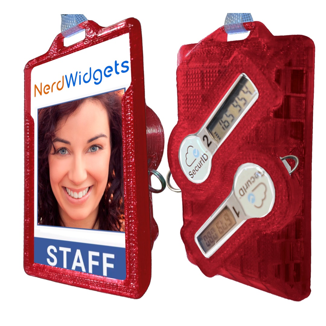 Flexible Badge Holder for RSA Securid Tokens Etsy