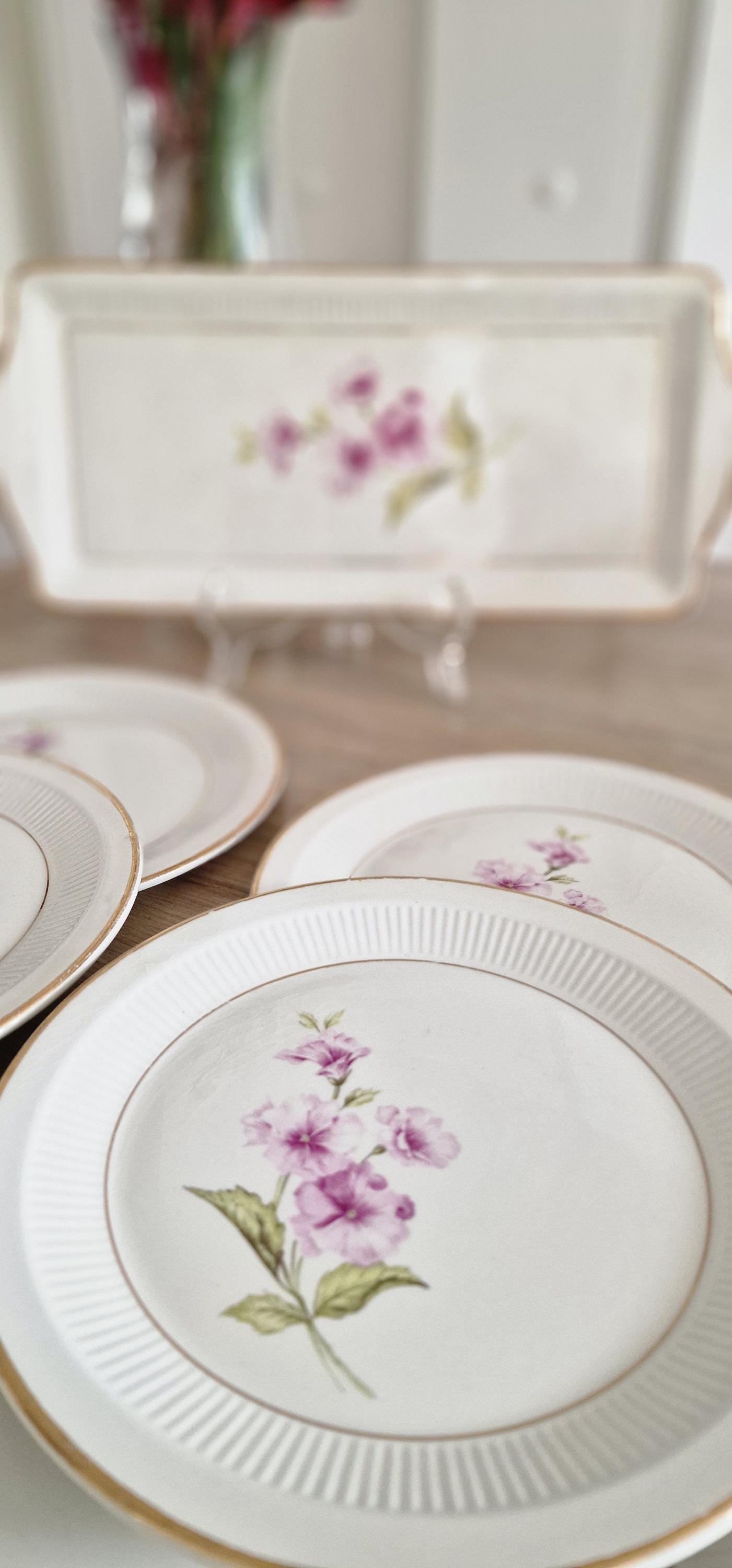 Antique Dessert Service – Moulin Des Loups France – Chevreuse
