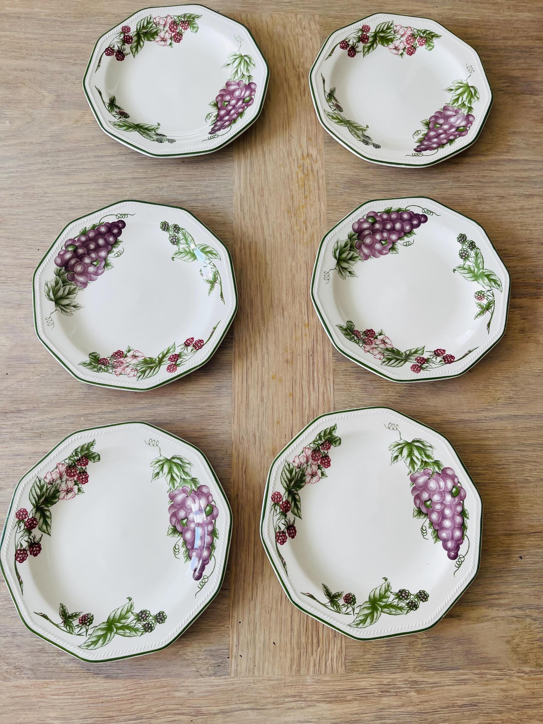 Set of 6 Churchill England Dessert Plates – the Chartwell
