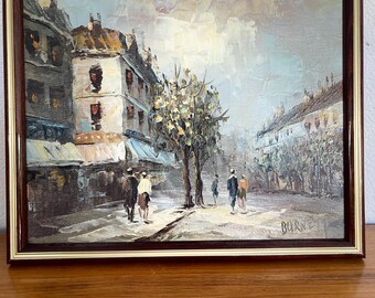 Signed Oil Painting - Caroline Burnett - Impressionist - Paris 