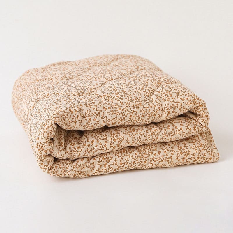 Quilted Baby Blanket Thick Cotton Blanket Newborn Blanket Etsy