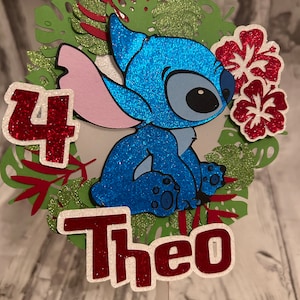 Glitter Stitch Cake Topper