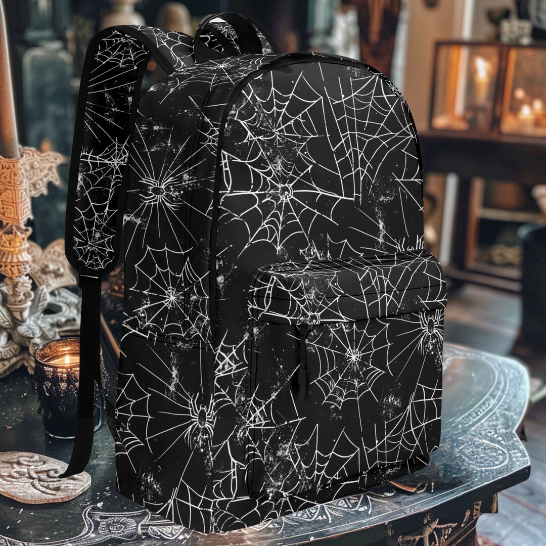 Spider Web Large Backpack, 17 Inch Gift Backpack, Perfect for School ...