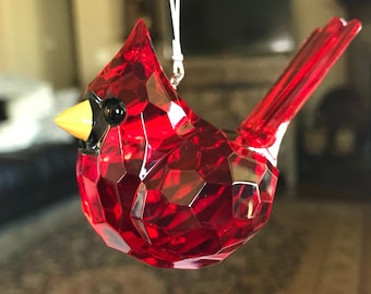 Cardinal, Cardinal Sun Catcher, Cardinal Figurine, Condolence Cardinal, Memorial Cardinal, Gift, Cardinal Charm, Memorial Gift