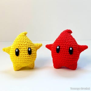 Patrón de ganchillo en PDF de Luma Super Mario Galaxy - Amigurumi inspirado en videojuegos (para principiantes) imagen 2