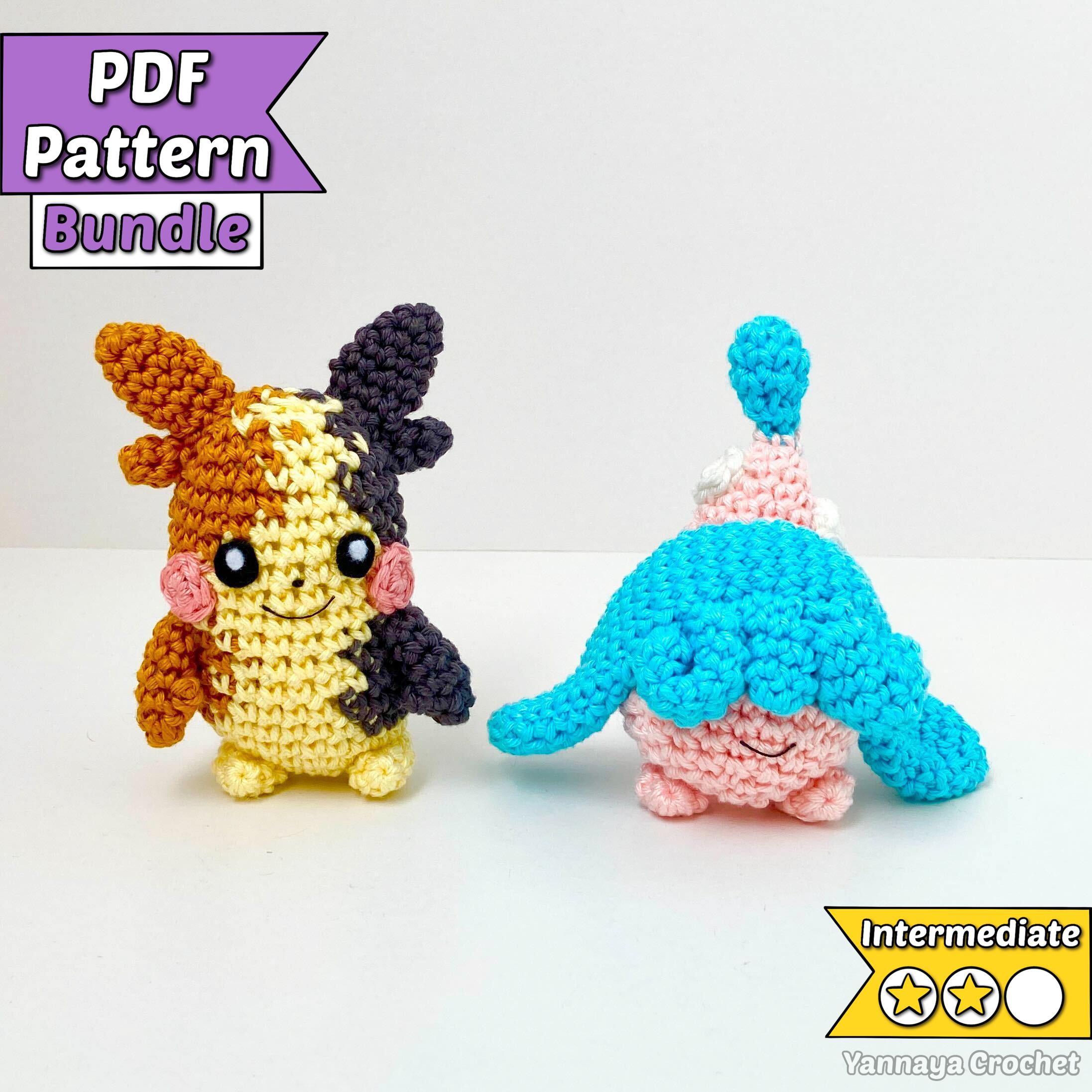 Morpeko & Hatenna Pokémon Crochet Pattern PDF - Video Game