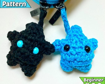 Luma Super Mario Galaxy Keychain Crochet Pattern PDF - Video Game Inspired Amigurumi (Beginner)
