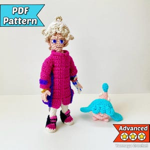 Patrón de ganchillo en PDF de Bede, entrenador Pokémon, y Hatenna - Amigurumi inspirado en videojuegos (nivel avanzado)