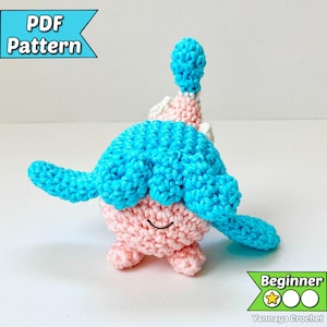 Patrón de ganchillo en PDF de Hatenna Pokémon - Amigurumi inspirado en videojuegos (para principiantes)