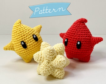 Luma avec Star Bit Crochet Pattern Amigurumi PDF