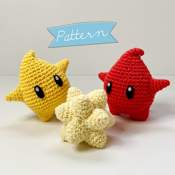 Luma with Star Bit Crochet Pattern Amigurumi PDF